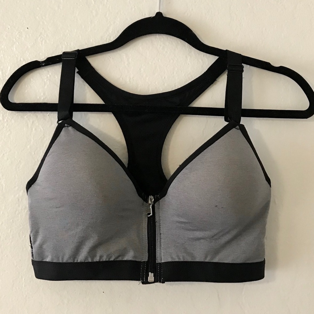 Zipper Sports Bra